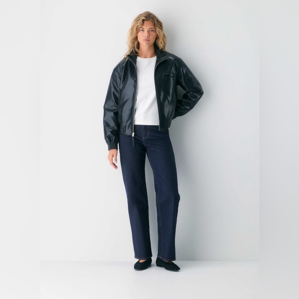 Denim Forum Remy Curve-Fit Hi-Rise Wide Jean